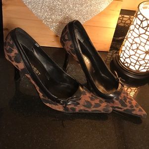 Animal print heels